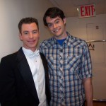 Eric Buss with SNL's Bill Hader